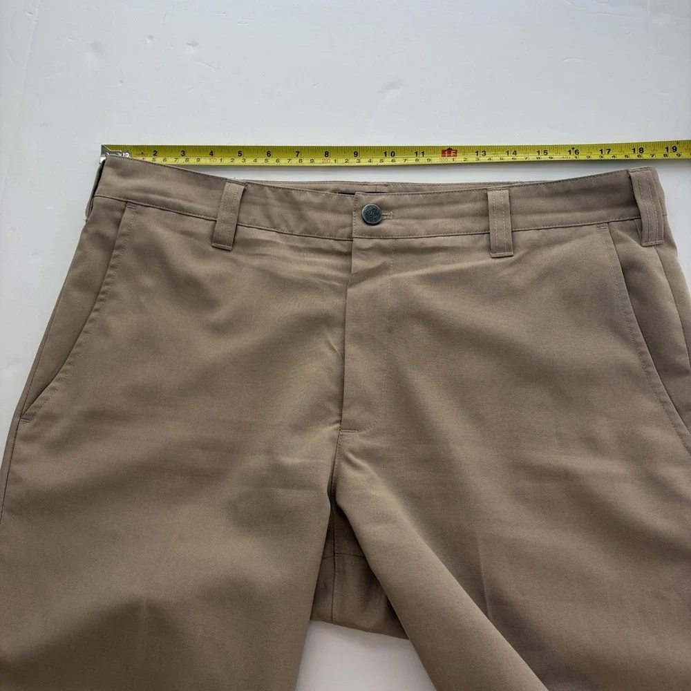 Bluffworks 35x30 Relaxed‎ Fit Mens Pants Chinos Tan Khaki Original Tech Travel